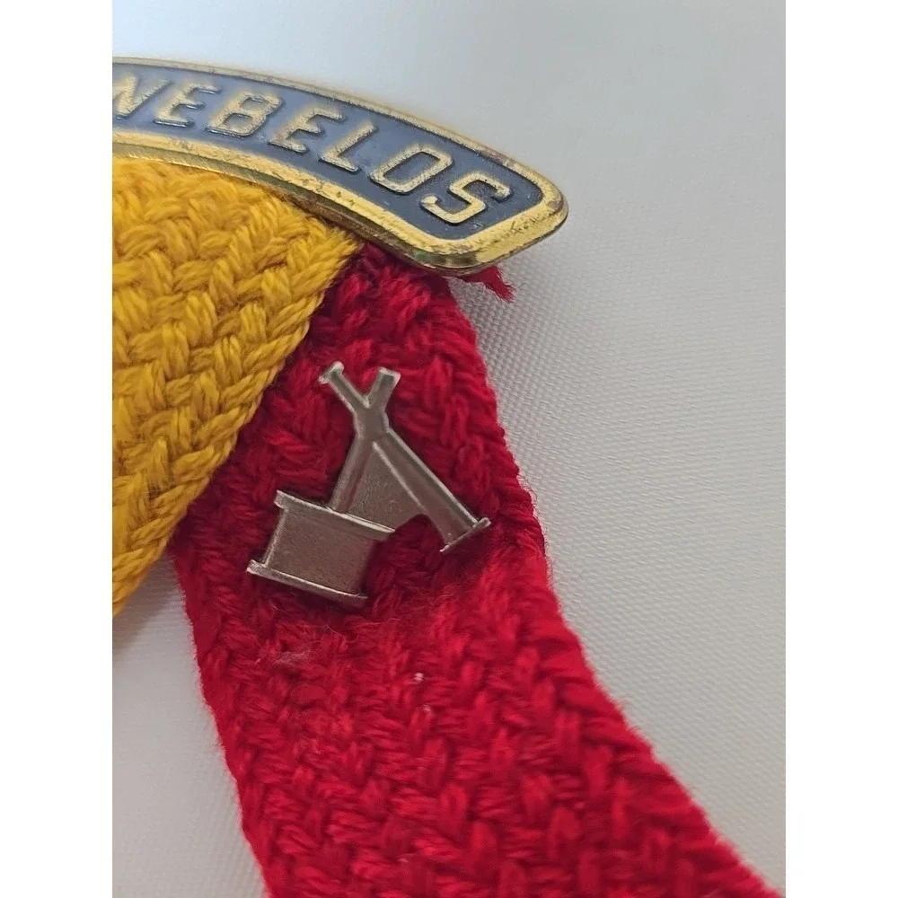 Webelos Ribbon Boy Scouts of America Award Pins Bobcat Gold Arrow Point Vintage